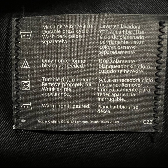 Men’s Haggar Black Label Dress Pants 34x32 - Picture 6 of 8